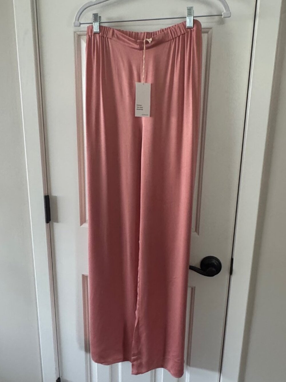 Talbots Haven Well Within Dusty Rose Pink Wide Leg Lounge Pants Size S Small
